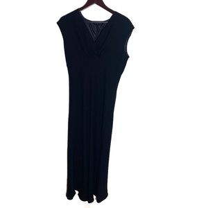 Virgo black cocktail dress maxi size 10